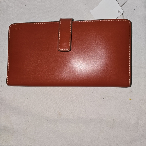 LODIS BIFOLD LONG LEATHER RED WALLET - Picture 6 of 16